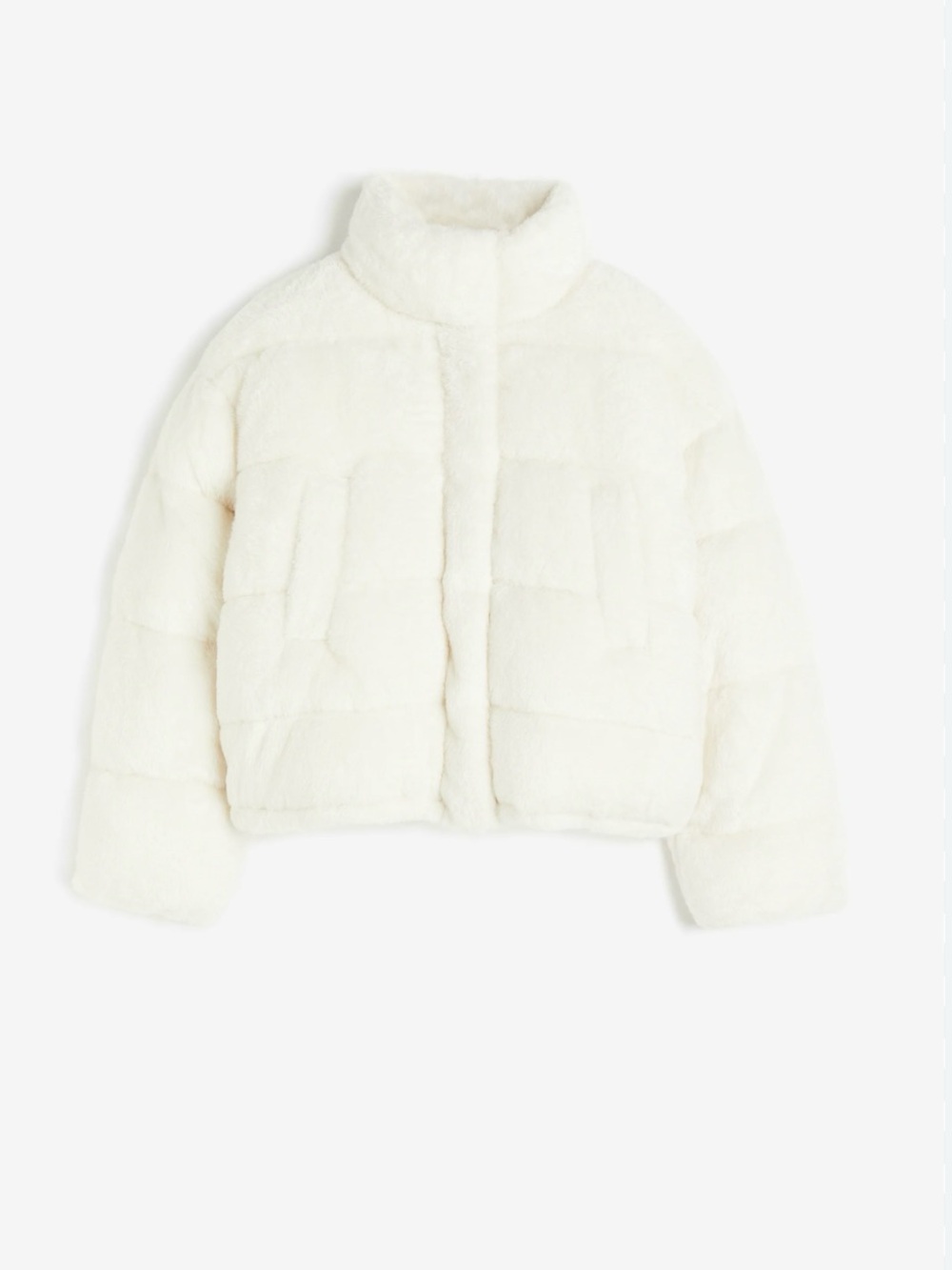 Blue notes teddy cream puffer jacket in perfect, brand new condition!